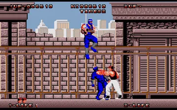 Bad Dudes vs. Dragon Ninja screen shot game playing